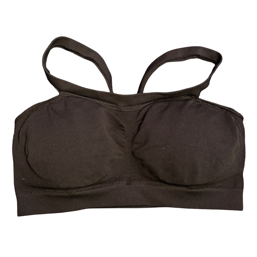 Barely There Womens Black Seamless Padded Bralette Bra Size Small